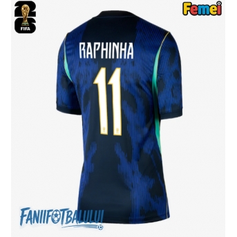 Brazilia Raphinha Belloli #11 Echipament de Fotbal Replică Mondial 2026 Femei Deplasare